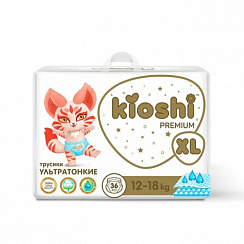 Подгузники-трусики Kioshi premium ультратонкие XL 12-18кг, 36 шт