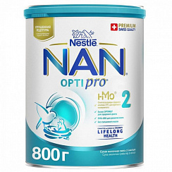 NAN 2 Optipro сухая молочная смесь с 6-12 месяцев (800 г)