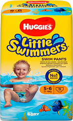 Huggies Little Swimmers 5-6 (12-18кг) 11 шт